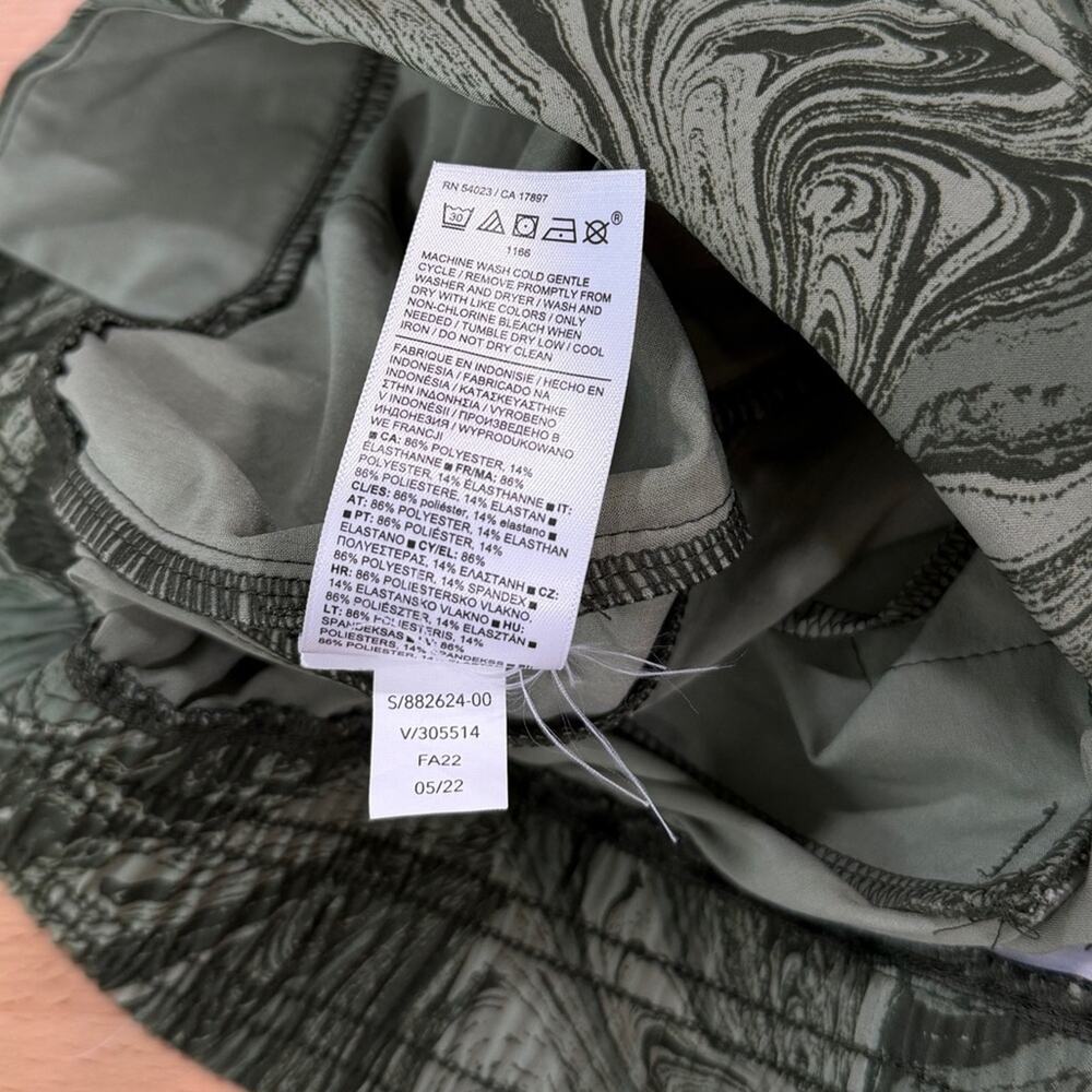 Athleta Brooklyn Jogger Sumi Marble Green Pant Athleisure Size 14 - Picture 8 of 8